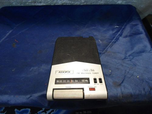 Vintage  audiovox solid state fm multiplex tuner for 8 track system