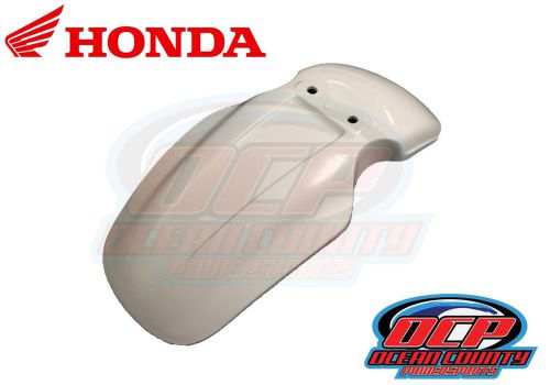 New genuine honda 88 - 99 z50r z 50 oem factory honda shasta white front fender