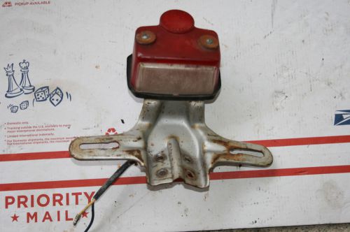 1967 yamaha yl 1 twin oem rear tailight w/braket