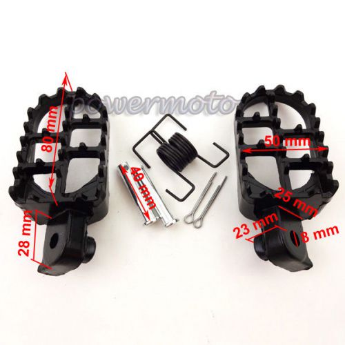 Footpegs footrest foot pegs rest for pit dirt motor bike yamaha pw50 pw80 tw200