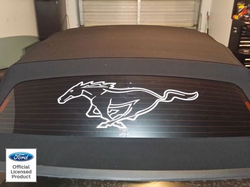 Ford mustang rear window pony outline decal 94-98 99-04 05-09 2010-2014 graphics