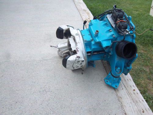 Omc stringer ford v8 intermediate housing complete good tilt video running