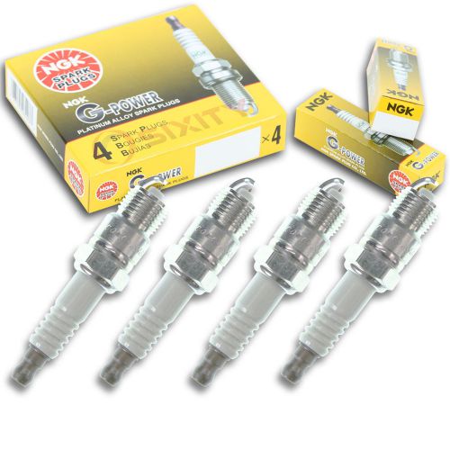 4pcs 1996 omc 5.7l cobra ngk g-power spark plugs stern drive kit set engine gi