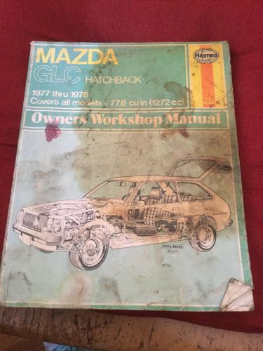 Mazda glc 1977-78 hatchback haynes repair manual