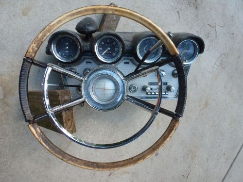 Lincoln continental mark v gauge cluster dash bezel 1960 rat street rod custom
