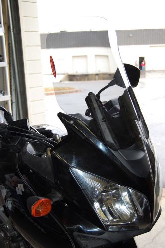 Suzuki v strom dl 650 1000 touring windshield shield l grey made in england (pb)