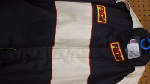 Rci multi layer racing jacket (l) &amp; pants (m),  sfi rating 3-2a/5 black/white