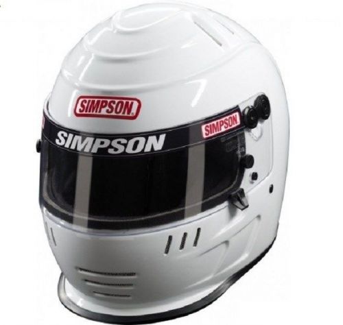 Simpson racing speedway shark helmet sa2015 pre drilled for hans device,nhra ~