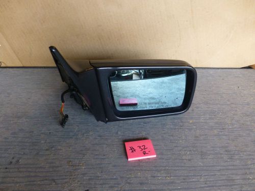 1990-1996 mercedes r129 sl oem right door mirror assembly  graphite grey #32