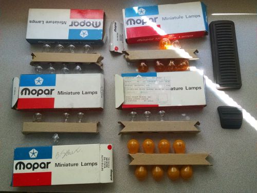 5 boxes of mopar light bulbs