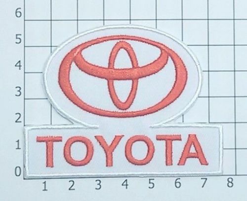 New toyota car racing automobile motorsport logo embroidered iron on patch po429