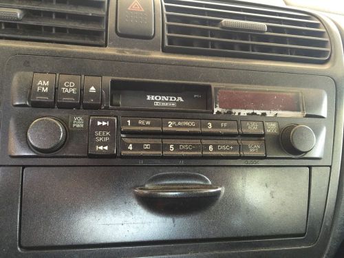 Oem original 01 2001 02 03 04 05 honda civic radio cassette tape player