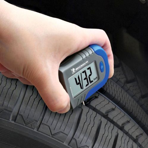 Michelin digital tire gauge tire pressure fundamental with tread depth indicator