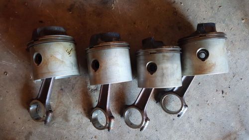 Force 90 hp 120 pistons (4) 1997 w/ connecting rods