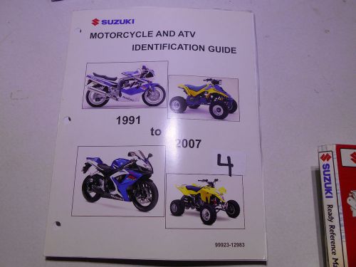 1991 to 2007 suzuki motorcycle &amp; atv identification guide #4