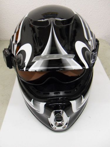 Motocross snx helmet, kbc visor, smith turbo cam dirtbike atv, snowmobile helmet