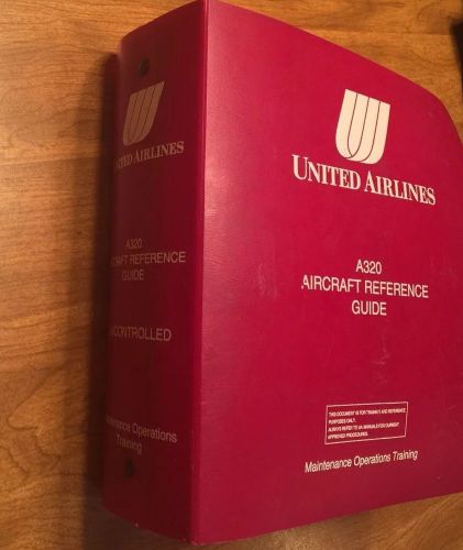 A319/a320 original aircraft reference guide airline maint, operations training