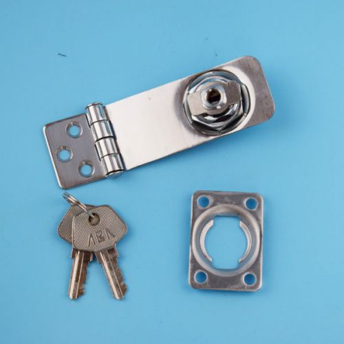 304 stainless steel marine grade key locking hasp 1-1/8&#039;&#039; x 3&#034; boat marine newly