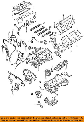 Nissan oem-engine valve cover 13264am600