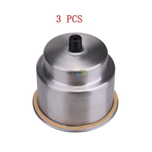 3 x stainless steel cup drink holder marine boat rv camper anti-corrosion drain