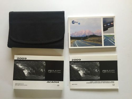 2009 gmc acadia owners manual