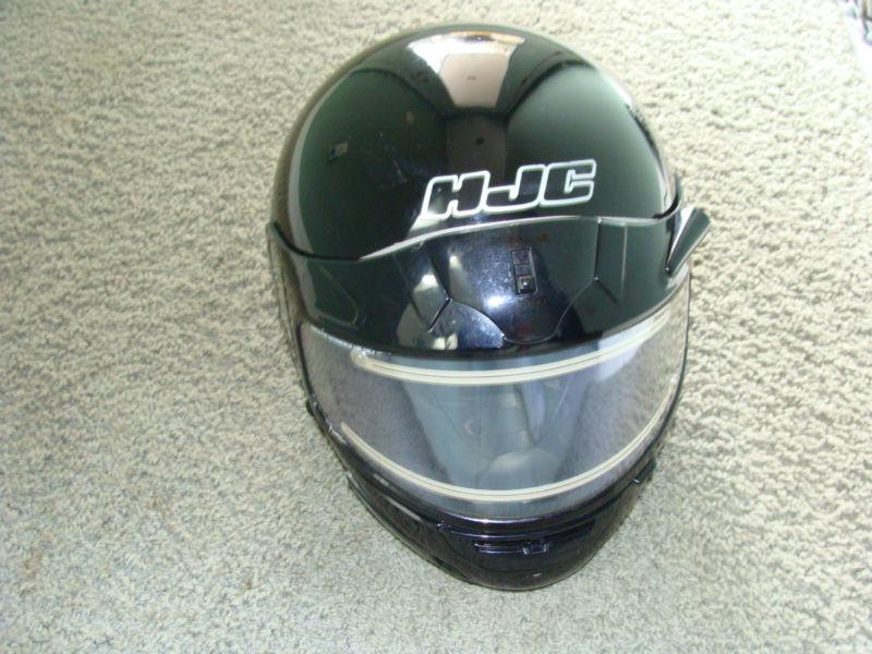 Hjc snowmobile helmet cl-12 electric shield l black motorcycle snell dot