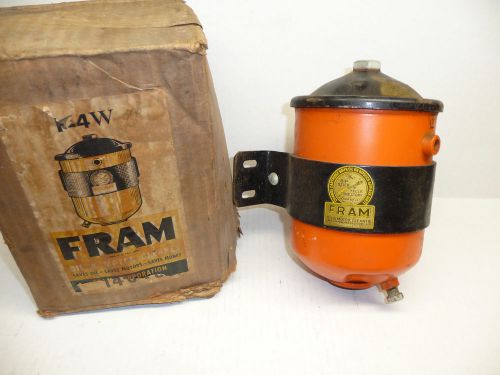 Vintage nos remote fram f-4w oil filter rat hot rod