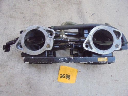 Polaris slt 700 carburetors for parts (bent alignment bracket) carburetors are g