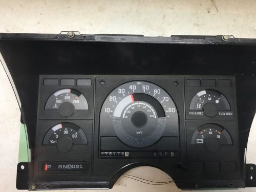 1988-1991 chevy / gmc truck suburban blazer gauges instrument cluster
