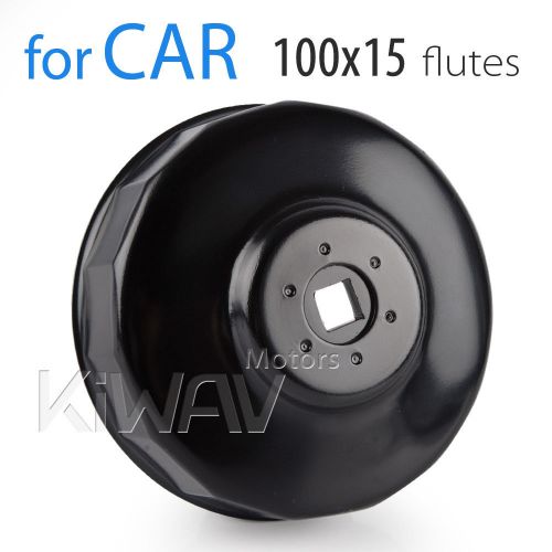 Kiwav- oil filter wrench 100mm 15f for fram motorcraft wix isuzu mitsubishi ε