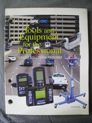 Spx otc tools and equipment for the professional catalog no. a-98
