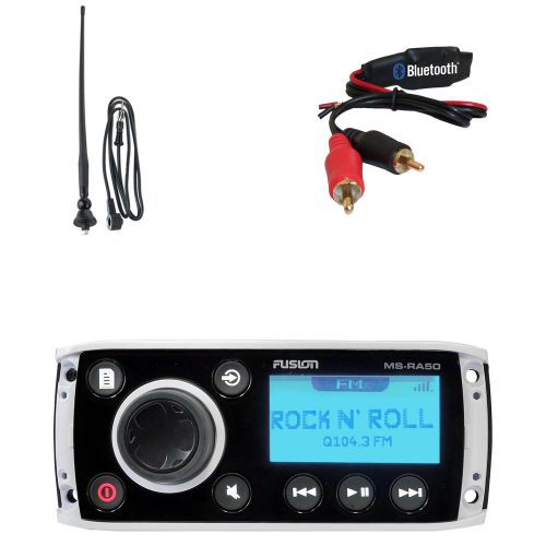 Buy Fusion Marine AM FM AUX Bluetooth Ready Radio, Marine Antenna