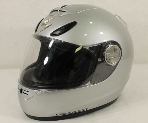 Scorpion ( exo-700 ) full face motorcycle helmet xxl ( silver )