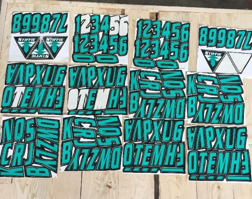 Stiffie sticker set/ snowmobile decals