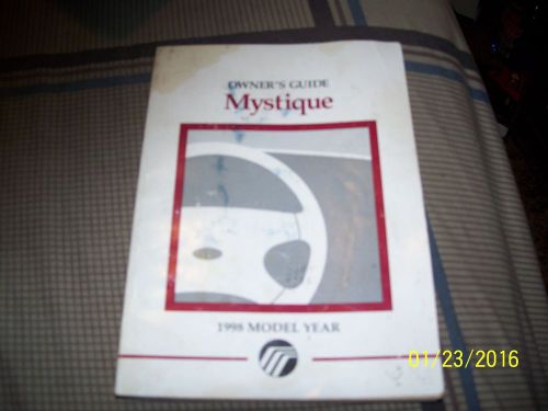 A owners manual for a 1998 mercury mystique
