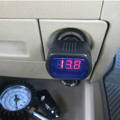 Buy Mini Car battery voltage monitor voltage meter 12V/24V PH BYWG in