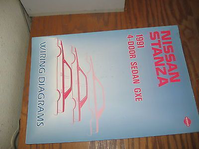 1991 nissan stanza factory service manual wiring diag