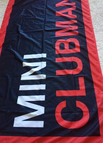 Mini clubman original dealer banner flag 3x6.5ft