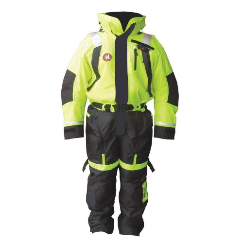 New first watch anti-exposure suit - hi-vis yellow/black - x-large as-1100-hv-xl