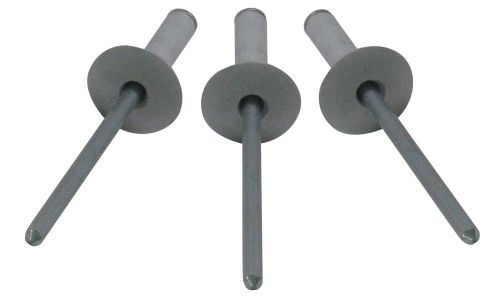 Multi grip 1/8" white large head rivets pop rivet 250ct racing fasteners imca