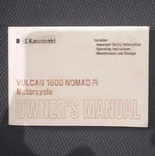 Owners manual for 2003 kawasaki nomad  vn1500-l4