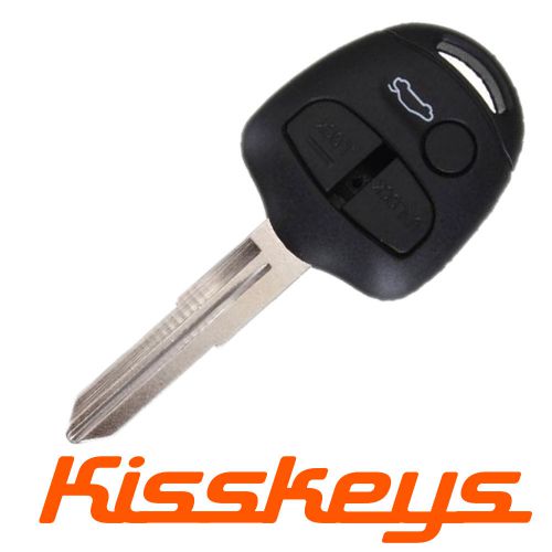 10 pcs replacement key fob case 3 buttons shell for mitsubishi