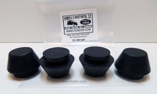 1928 1929 1930 1931 model a ford trunk decklid rubber bumper kit coupe roadster