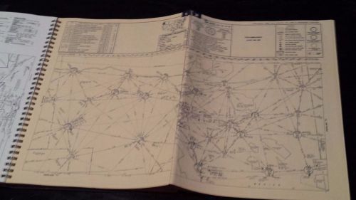 1965 sky prints aviation enroute navigation atlas wac charts vintage free ship/h