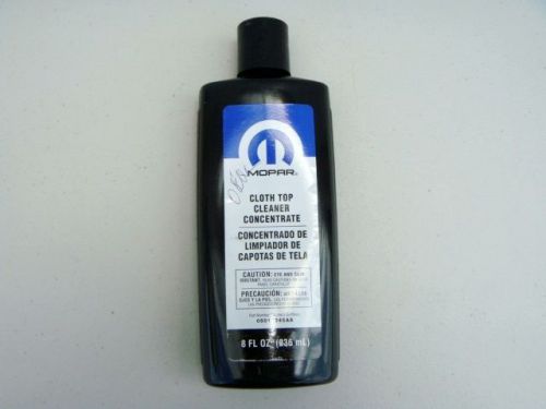 Dodge chrysler jeep 1991 - 2013 convertible cloth top cleaner concentrate