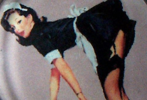 Dangerous maid rat rod steering wheel spinner knob pin up girl brody suicide nob