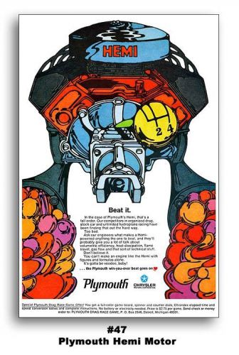 4 - 24x36 posters 1970 plymouth cuda duster road runner gtx rapid transit system