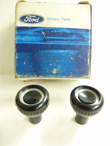 Nos 1969 ford radio knob (2) inner knob c9az-18817-a nib