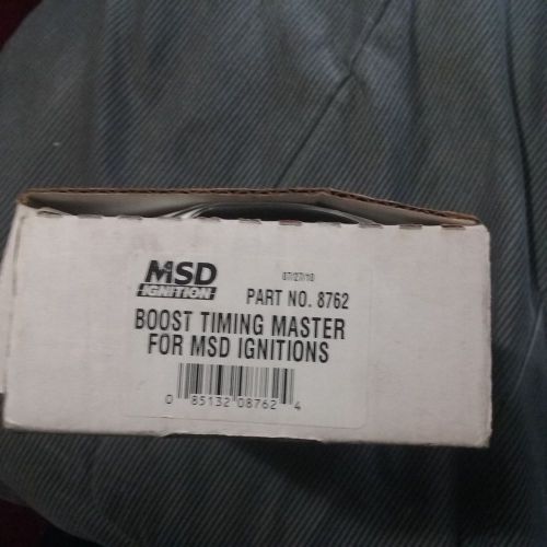 Msd boost retard, 8762, sitting awhile, msd reconditioned