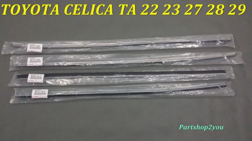 Celica-ta22-ta23-ra20-ra21-ta27-ta28-ra28-ra25-ra29  door belt weatherstrip x4